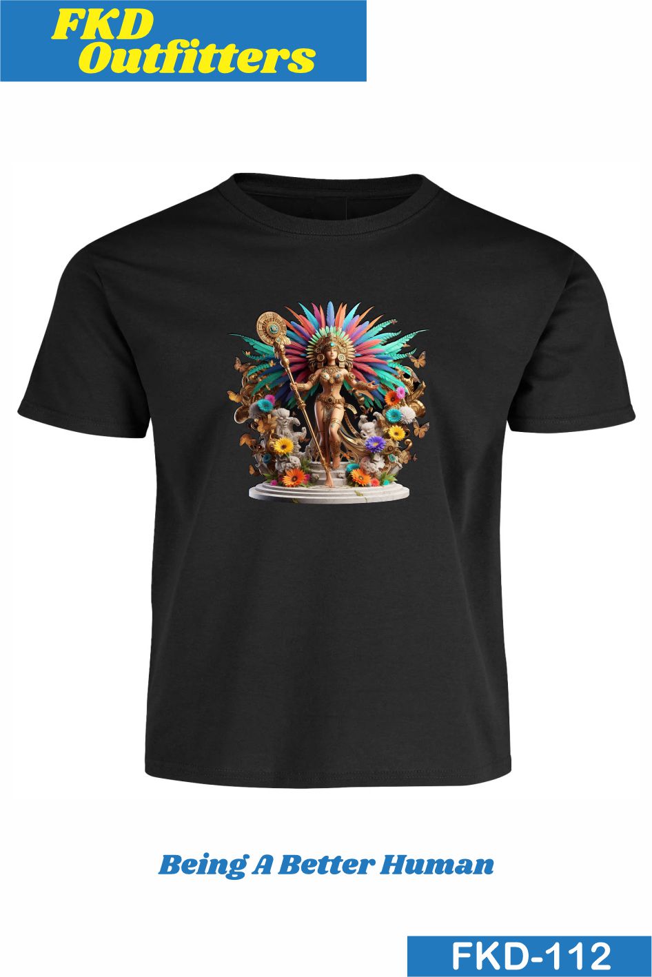 Playera Deidad Azteca