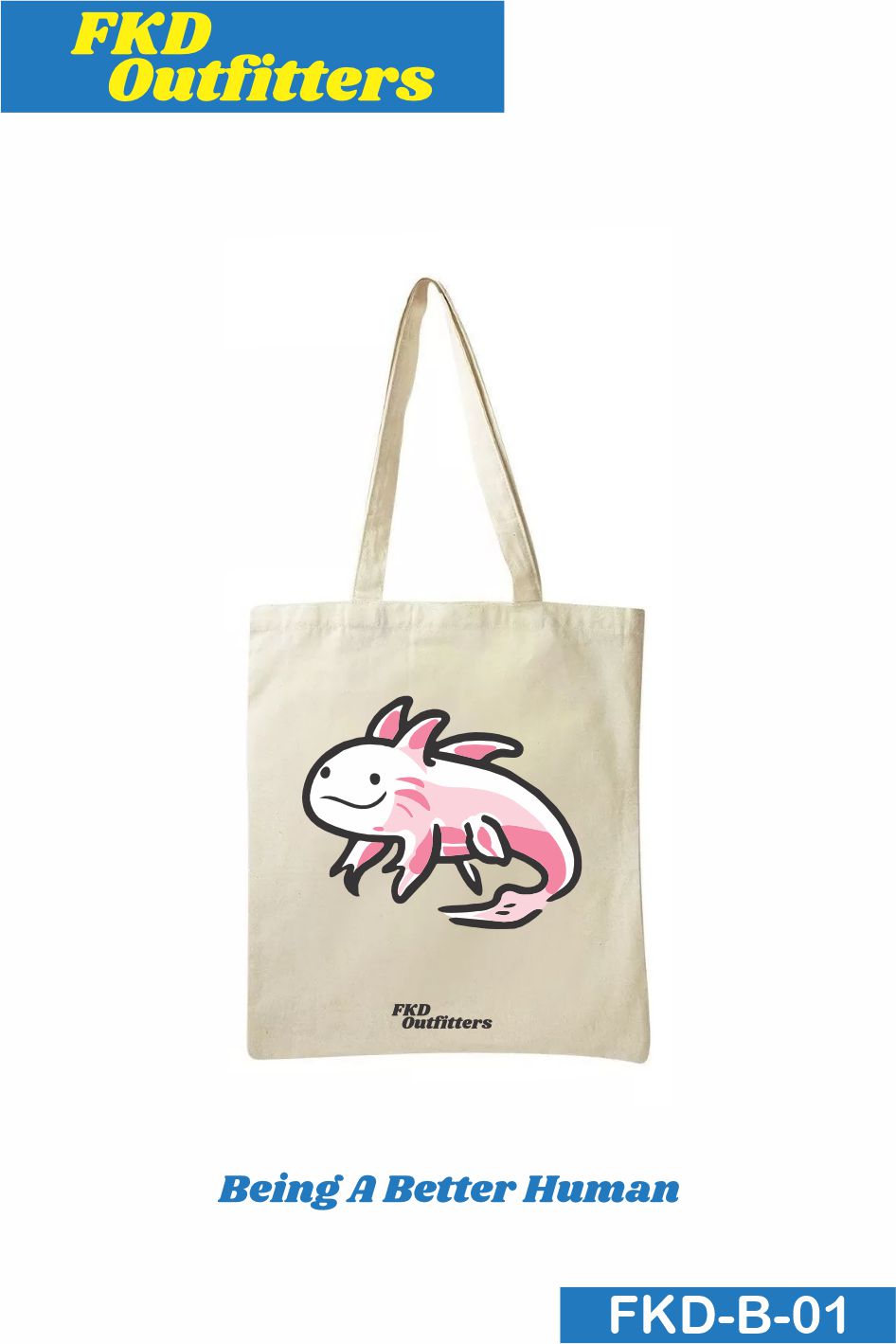 Tote Bag Axolotl