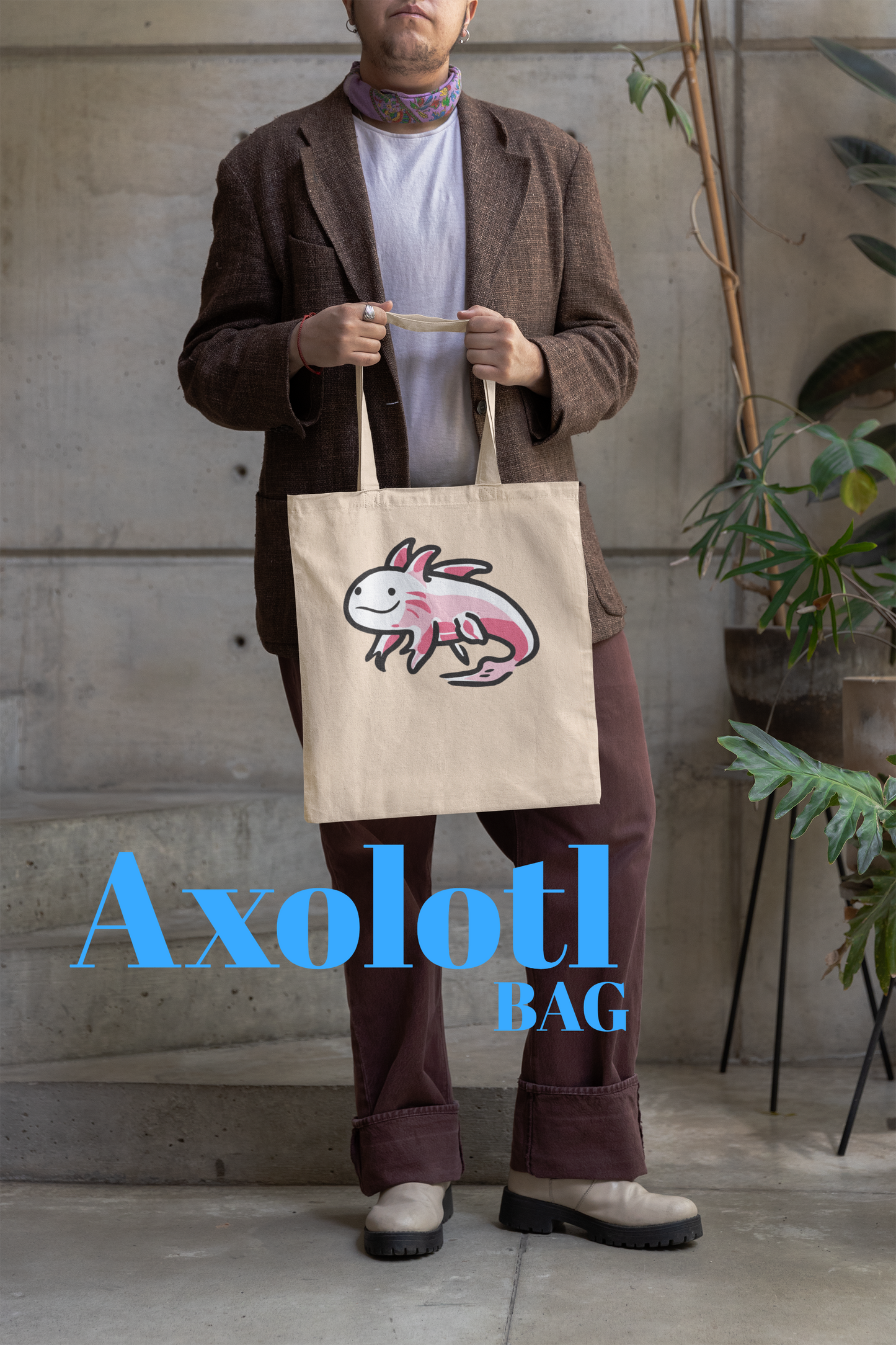 Tote Bag Axolotl